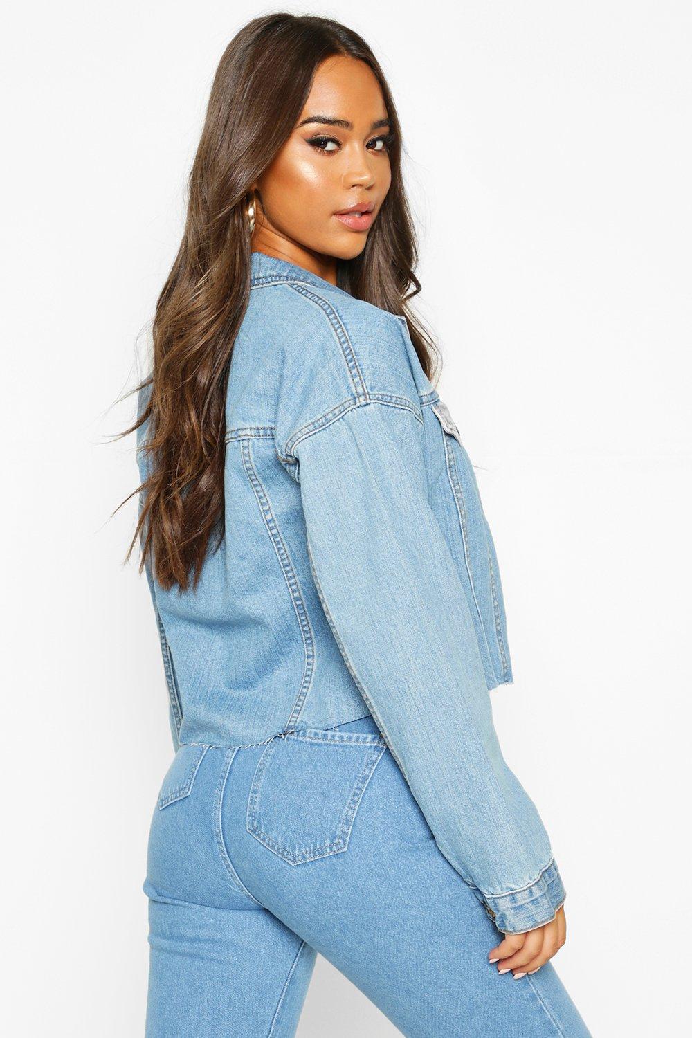 Boohoo denim sale